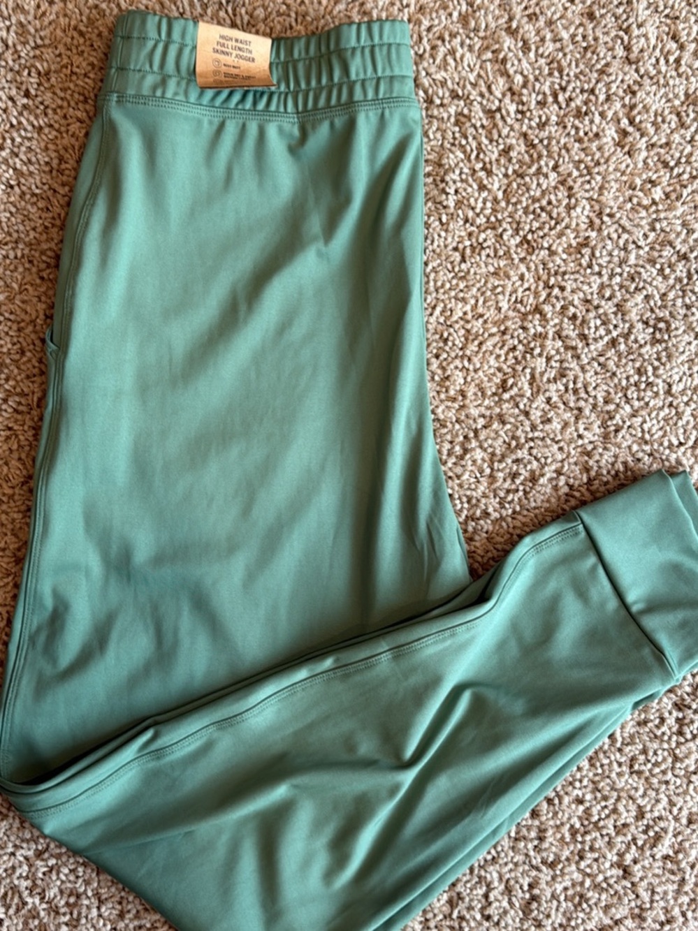 PINK Victoria's Secret Seafoam Green Track Joggers